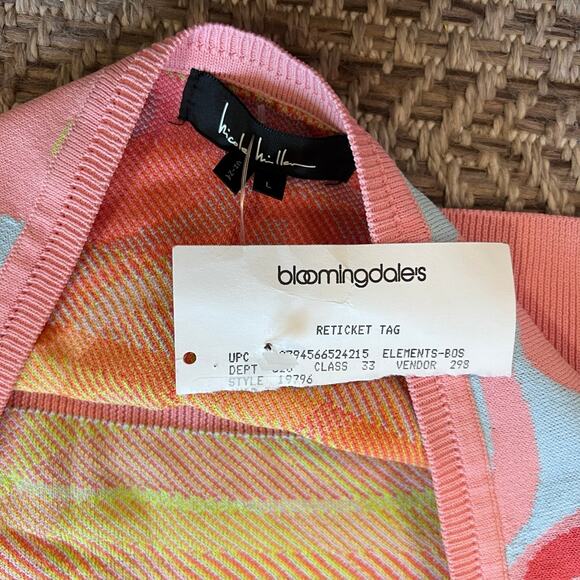 Nicole Miller Halter Crop Top Sz Large - Picture 4 of 5